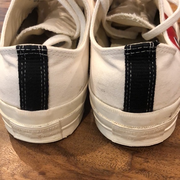Converse X Comme Des Garçons Play Lowtop Sneakers - Picture 7 of 15